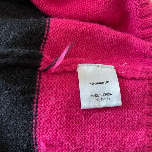 Colorblock Striped Multicolor Knit Sweater - Picture 4 of 4